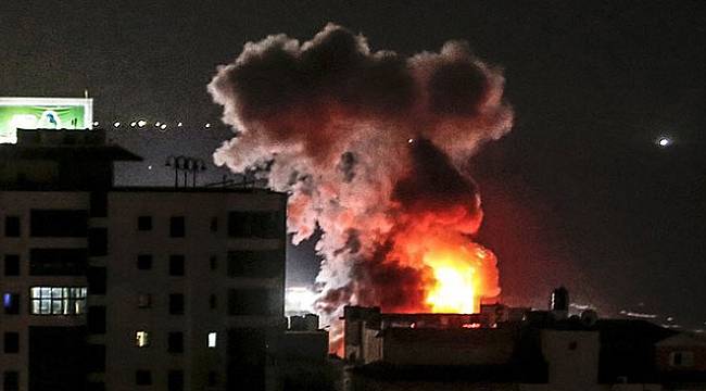 İsrail'den Gazze'ye hava saldırısı !