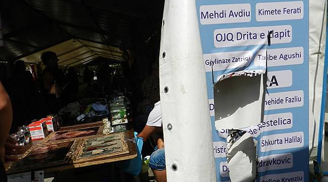 Kosova’da TİKA çadırına saldırı