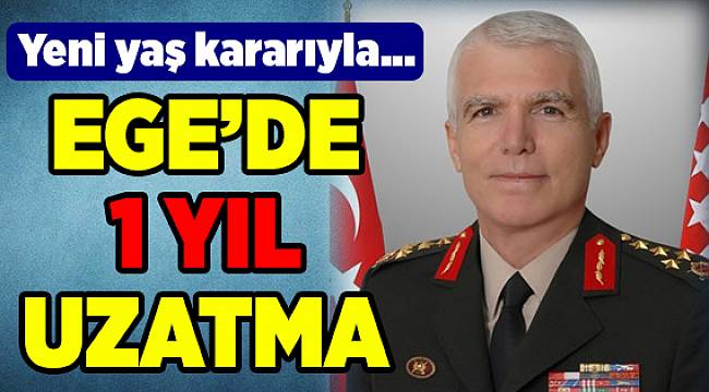 Orgeneral Abdullah Recep'in görev süresi uzatıldı...