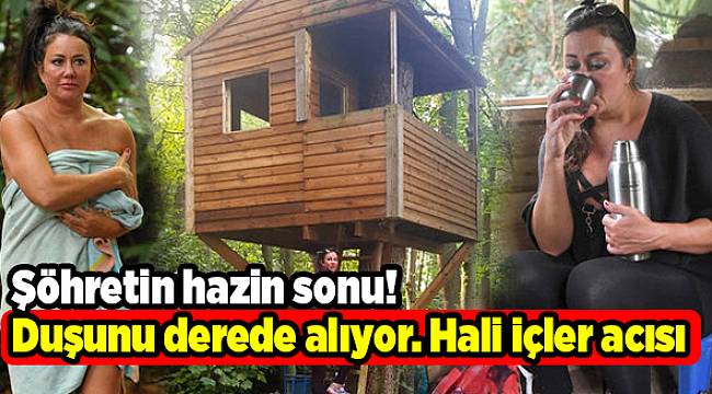 Şöhretin hazin sonu! Duşunu derede alıyor hali içler acısı