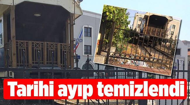 Tarihi ayıp temizlendi