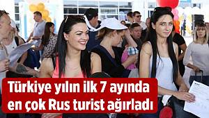 Türkiye yılın ilk 7 ayında en çok Rus turist ağırladı
