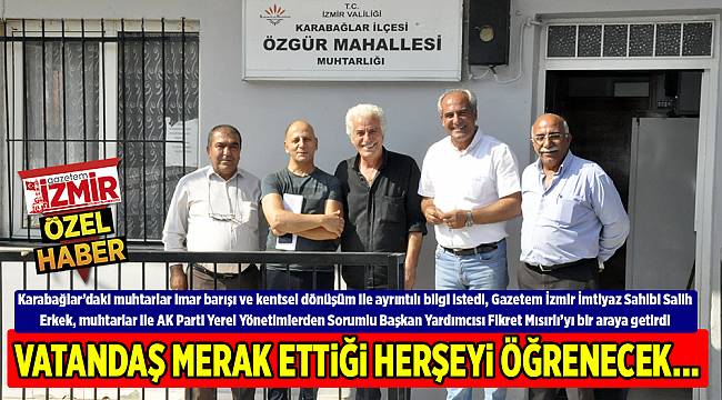 VATANDAŞ MERAK ETTİĞİ HERŞEYİ ÖĞRENECEK…