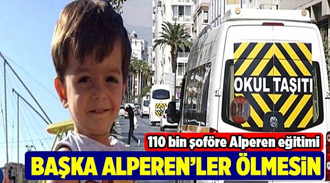110 bin şoföre Alperen eğitimi