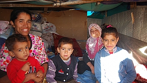 6 kişilik ailenin çadırda içler acısı hali