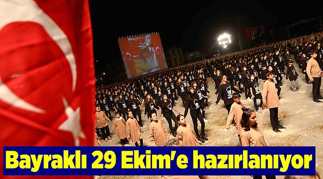Bayraklı 29 Ekim'e hazırlanıyor