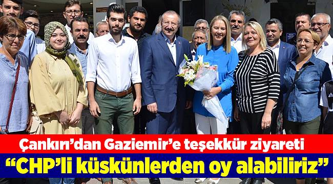 Çankırı’dan Gaziemir’e teşekkür ziyareti