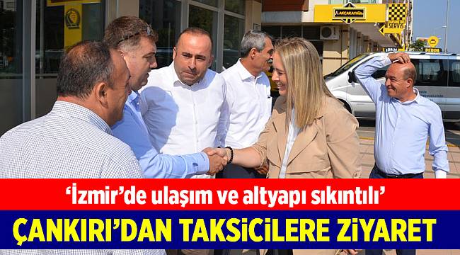 Çankırı’dan taksici esnafı ziyareti