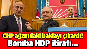 CHP ağzındaki baklayı çıkardı! Bomba HDP itirafı...