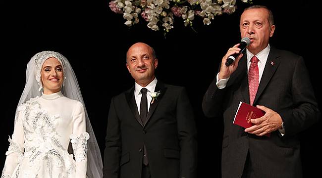 Erdoğan, AK Parti Ankara Milletvekili Ali İhsan Arslan’ın nikah şahidi oldu