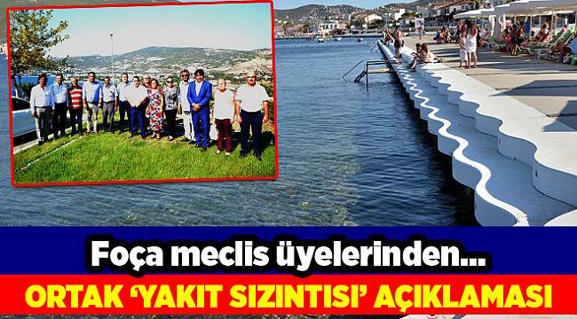 Foça'da belediye meclis üyelerinden ortak açıklama