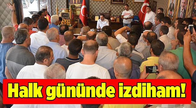 Halk gününde izdiham!