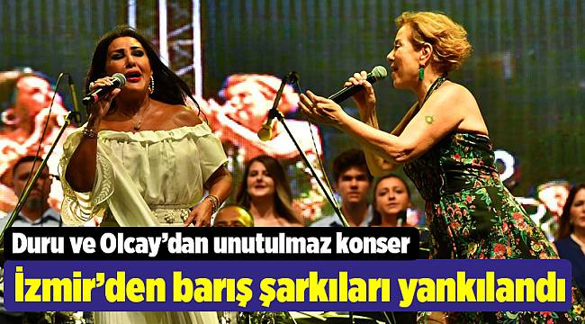 İzmir’den barış şarkıları yankılandı