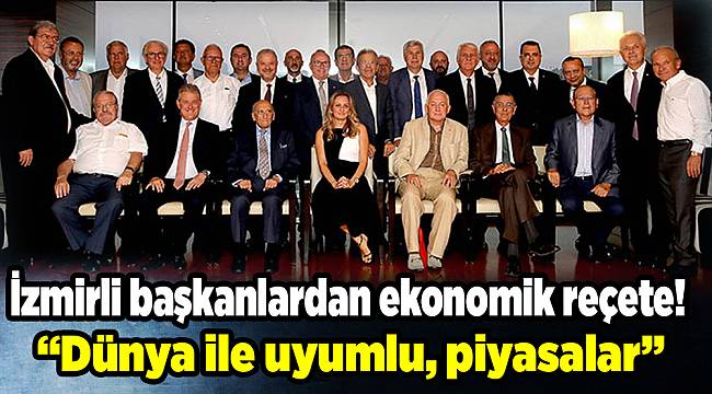 İzmir iş dünyasından ekonomi açıklaması...