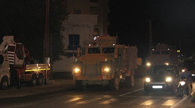 Menbiç sınırına büyük sevkiyat