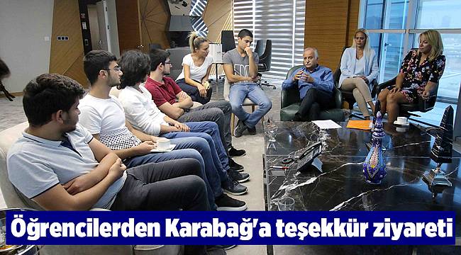 Öğrencilerden Karabağ'a teşekkür ziyareti