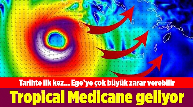 Tarihimizde ilk kez kasırga geliyor; Ege'yi de etkileyecek