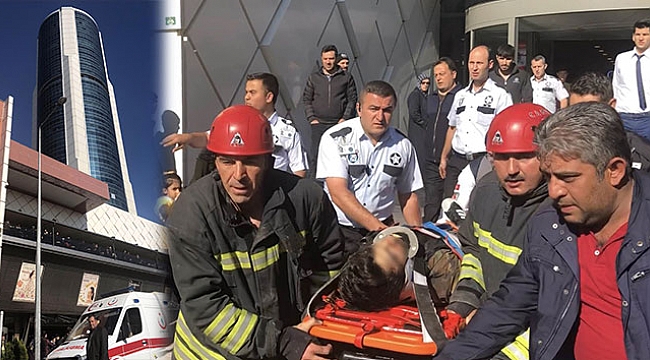 42. katından atladı, AVM'nin çatısına düşerek ağır yaralandı