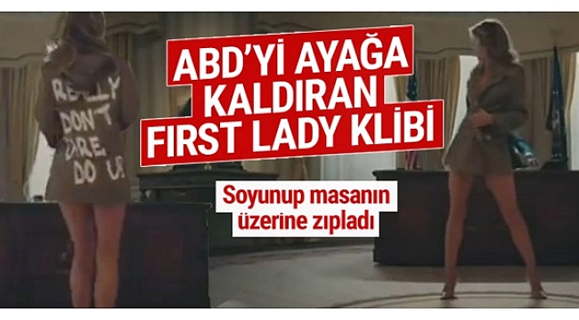 ABD&#039;yi ayağa kaldıran First Lady Melania Trump klibi