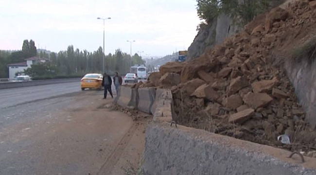 Ana Sayfa ASAYİŞ Ankara'da toprak kayması: