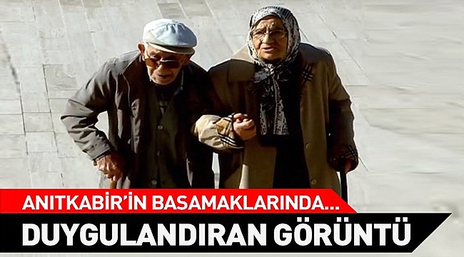 Anıtkabir'de duygulandıran görüntü