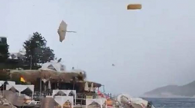 Antalya'da korku dolu anlar!