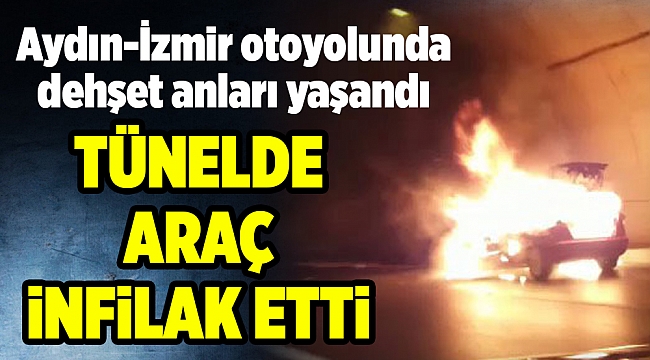 Aydın-İzmir otoyolunda dehşet anları yaşandı