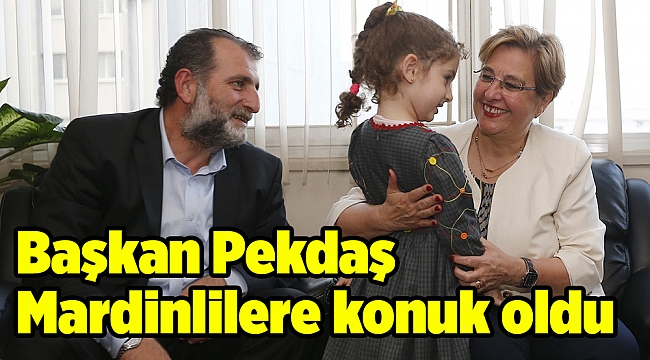 Başkan Pekdaş Mardinlilere konuk oldu