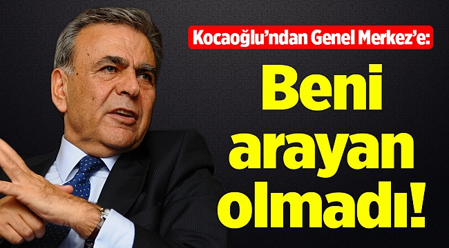 Beni arayan olmadı!