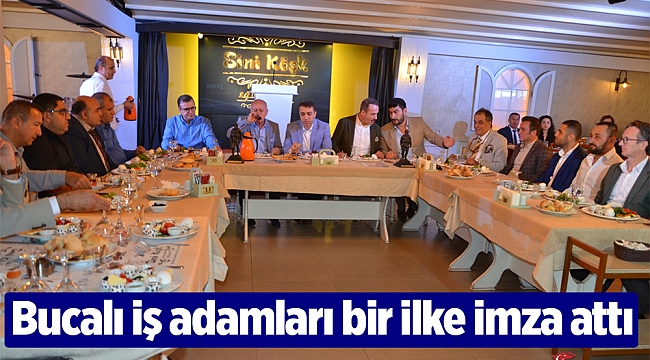 Bucalı iş adamları bir ilke imza attı