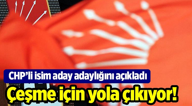 Çeşme için yola çıkıyor!