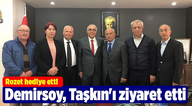 Demirsoy, Taşkın&#039;ı ziyaret etti