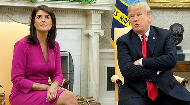 Haley, istifasını açıkladı