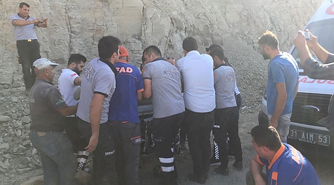 İstinat duvar çöktü: 1 ölü, 2 yaralı