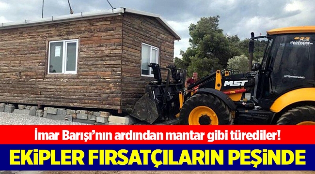 İzmir'de kaçak yapı operasyonu