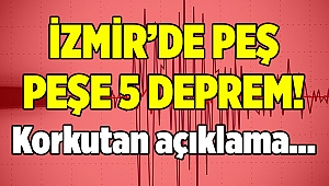 İzmir'de Korkutan Depremler! "6 ve 7 Arasında Deprem Bekleniyor"
