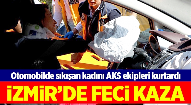İzmir'de trafik kazası: 1 yaralı