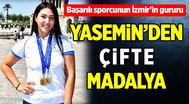 İzmirli Yasemin'den seri madalyalar...