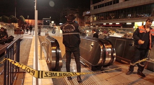 Metro istasyonunda ölü bulundu