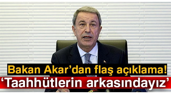 Milli Savunma Bakanı Akar: 'Münbiç'te ortak devriye yakın bir zamanda başlayacak'