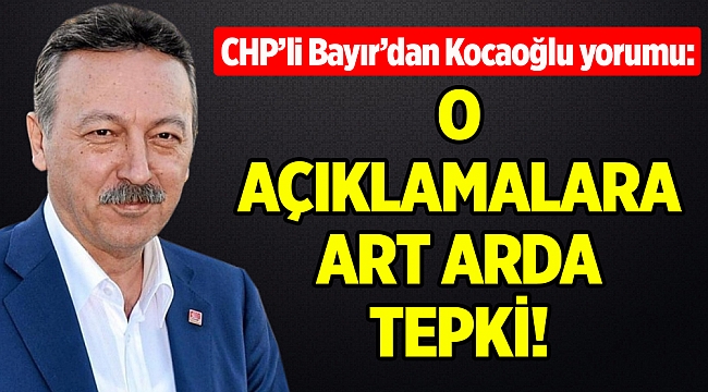 O açıklamalara art arda tepki!