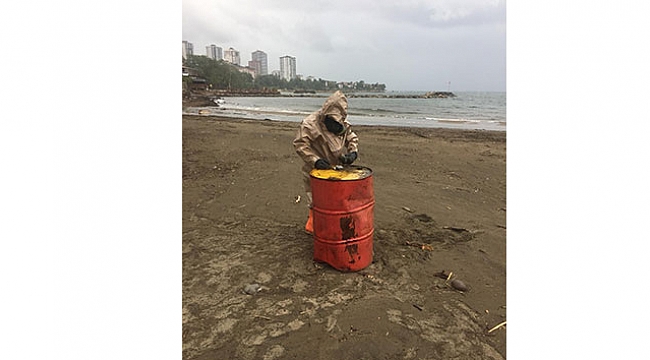 Ordu'da şüpheli variller