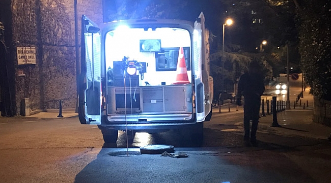 Suudi Arabistan konsolosluğu civarında kanalizasyon denetimleri