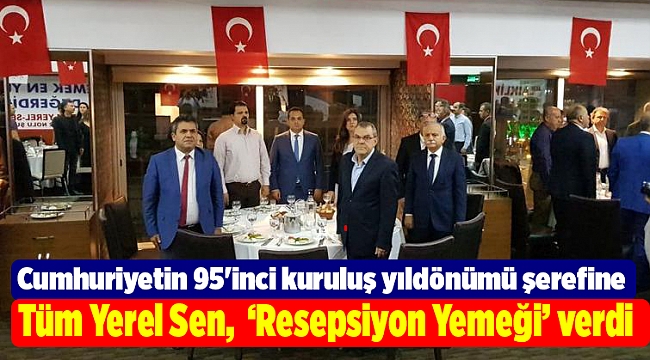 Tüm Yerel Sen,  ‘Resepsiyon Yemeği’ verdi
