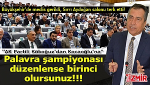 AK Partili Kökoğuz'dan Kocaoğlu'na Palavra Çıkışı: "Birinci Olursunuz!"