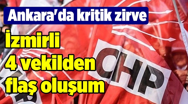 Ankara&#039;da dört vekilden kritik zirve