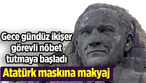Atatürk maskına makyaj