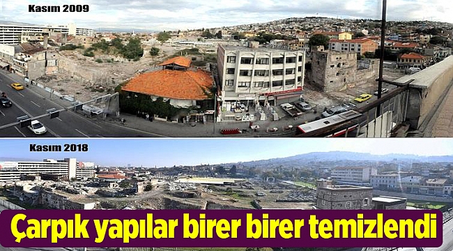 Çarpık yapılar birer birer temizlendi