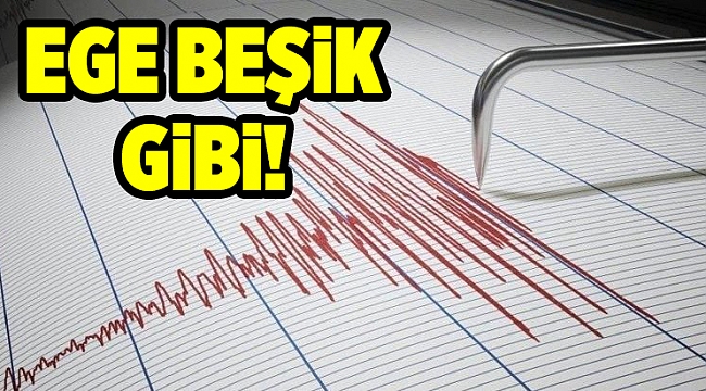 Ege Denizi'nde 4 büyüklüğünde deprem