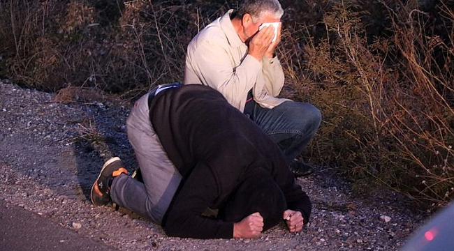 En acı an! O manzarayı görmeye yüreği dayanmadı